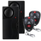 Camluxy Anti-Theft Alarm 110db Loud Door and Window Alarm Wireless Vibration Alarm with Remote Control Bicycle Security Sensors