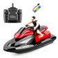 2.4G Remote Control Boat Motorboat Toy - Double Motor High Speed 20KM/H  Perfect for Kids' Water Play Interactive Fun