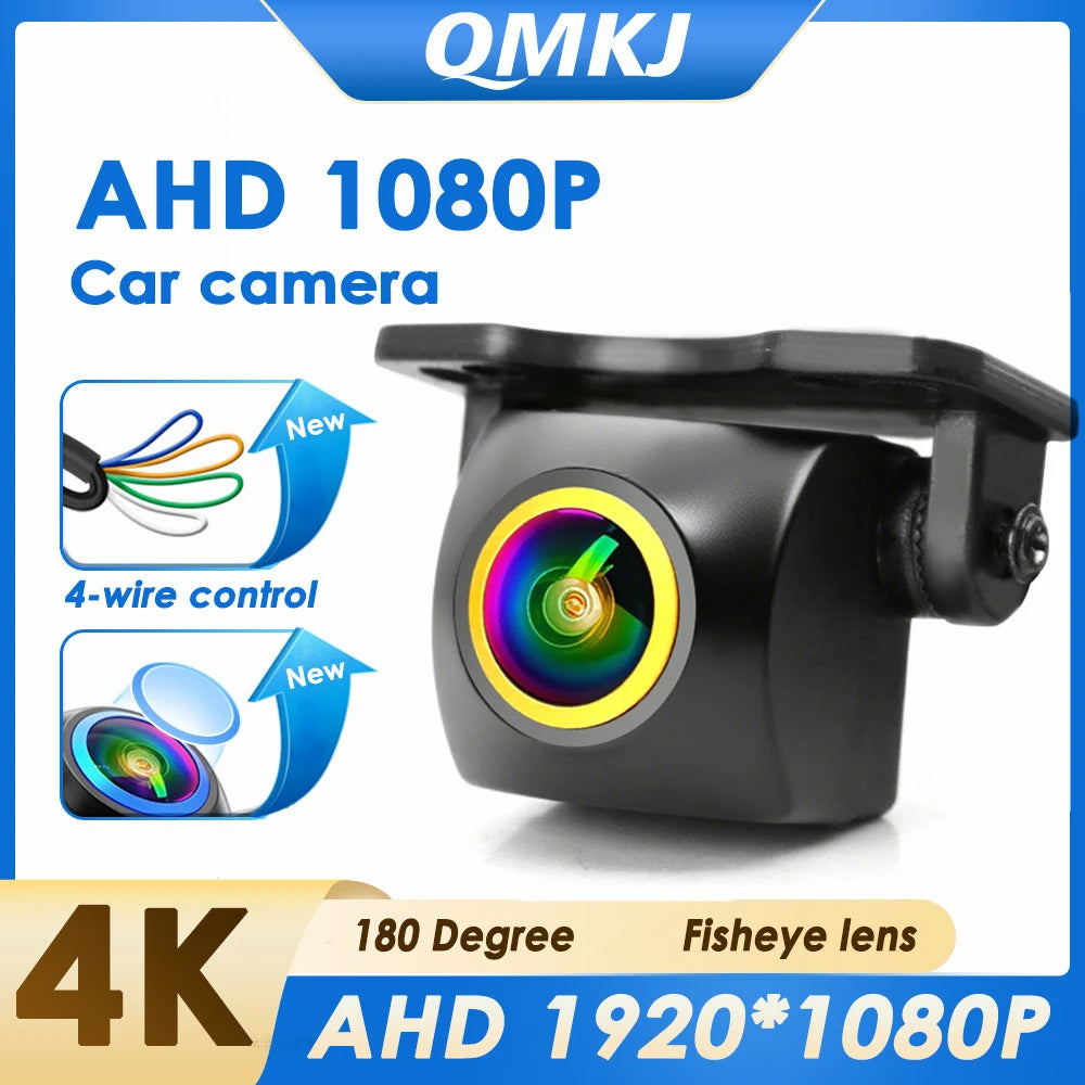 AHD 1080P CVBS Night Vision IP68 Waterproof 170 Degree Fish Eye Lens Backup Rear View Camera For Vehicle Monitor Android