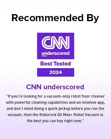 roborock Q5 Max+ Robot Vacuum with Self-Empty Dock, Upgraded from Q5+, 5500 Pa Suction, DuoRoller Brush