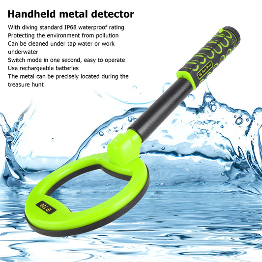 Underwater Metal Detector IP68 Waterproof 30m‑60m Handheld ABS Housing Gold Silver Detector for Diving Metal Detector
