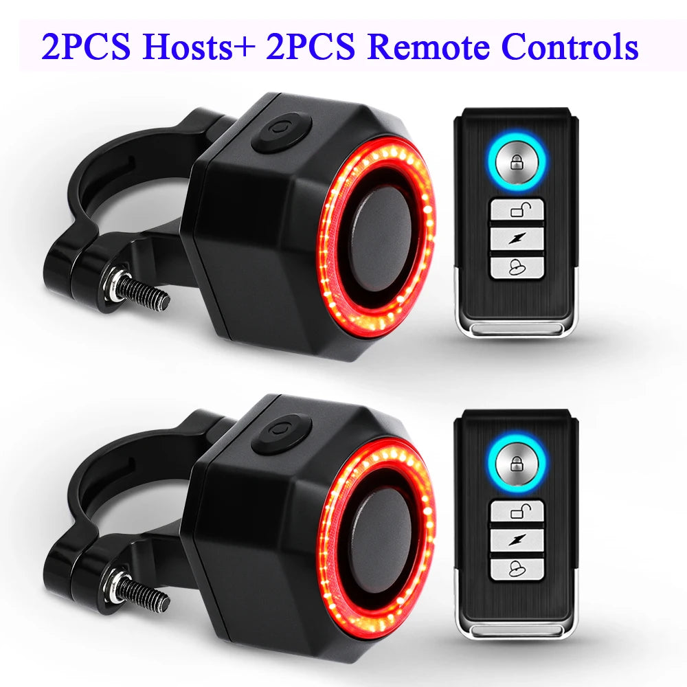 Elecpow Bicycle Alarm Wireless Waterproof Motorcycles Scooter Bike  Anti theft Alarm Security Protection Vibration Burglar Alarm