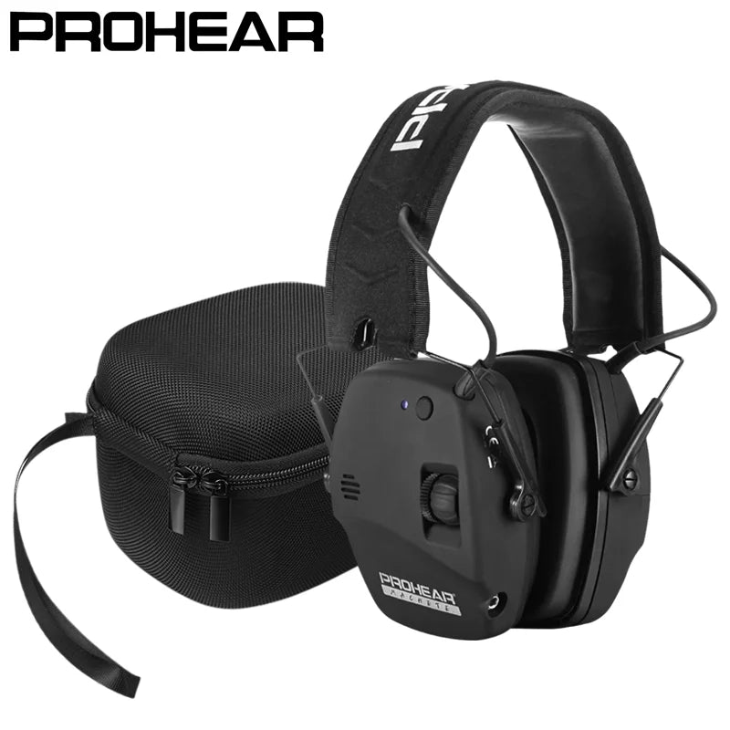 PROHEAR Bluetooth Electronic Tactical Earmuffs Sound Amplification Shooting Headset Noise Reduction Hunting Hearing Protection
