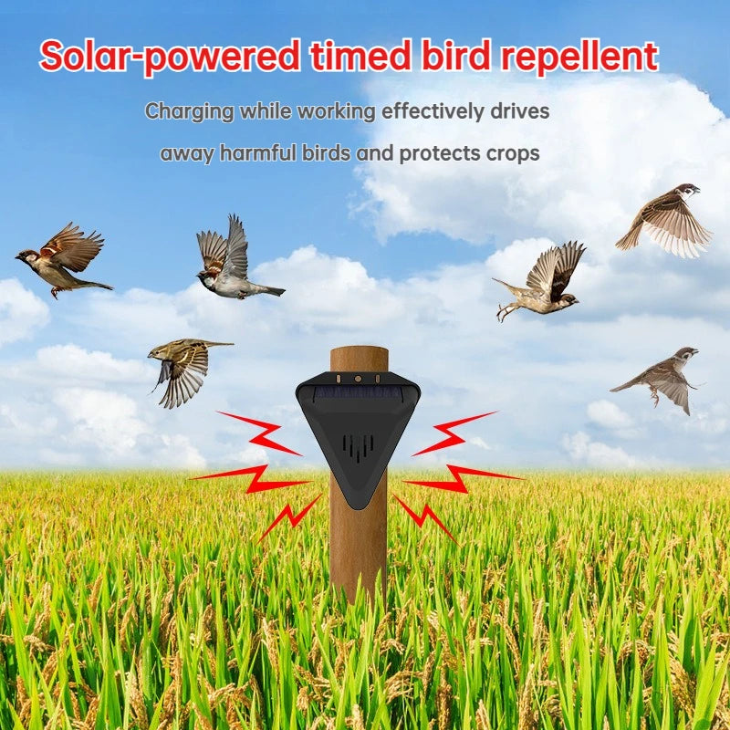 Solar Alarm Lamp Siren Wireless Motion Sensor Outdoor Waterproof 129dB Alarm Light Drive Away Wolf Wild Alarm System Detector