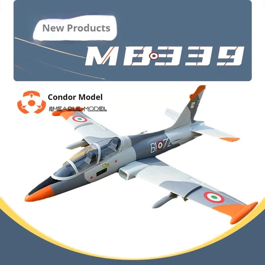 Remote-controlled Aircraft Model Mb339 Ducted Fighter 50mm Ducted Electric Fixed Wing Aircraft Model Rc Plane Toy Gift