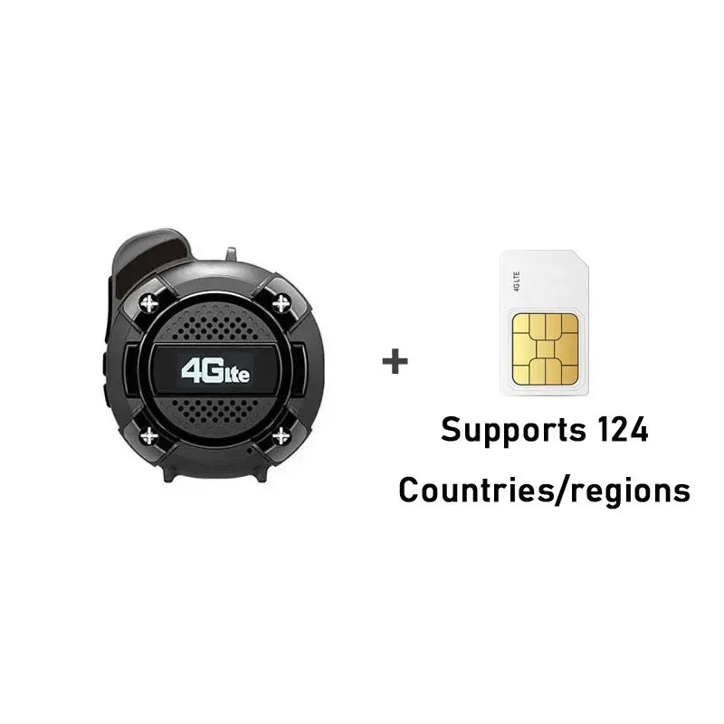 Handheld Walkie-talkie, Two-Way Radio Intercom, Mobile Phone Charge, 4G Public Network, Global-PTT, 5000 km