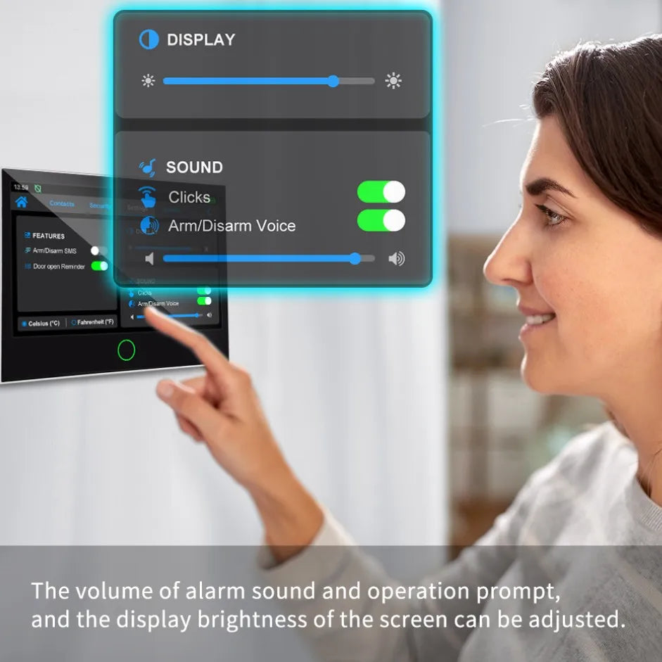 G74 Smart Home Alarma Para Hogar Tuya Alarme Smart Security Protection Casa Inteligente Alexa Home Security System