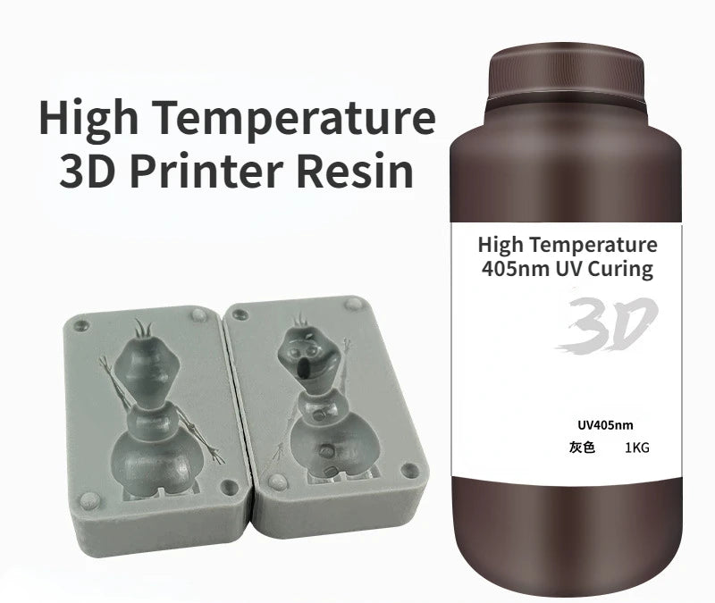 High Temperature 3D Printer Resin,Fast Curing,405nm UV Curing 3D Photopolymer Resin,High Temperature Resolution Resistance