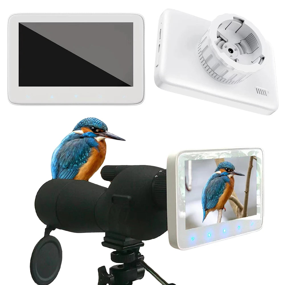 HD Electronic Eyepiece Camera 5-Inch Screen Telescope Electronic Eyepiece 5X Digital Zoom for Bird-Watching Lunar Astronomy
