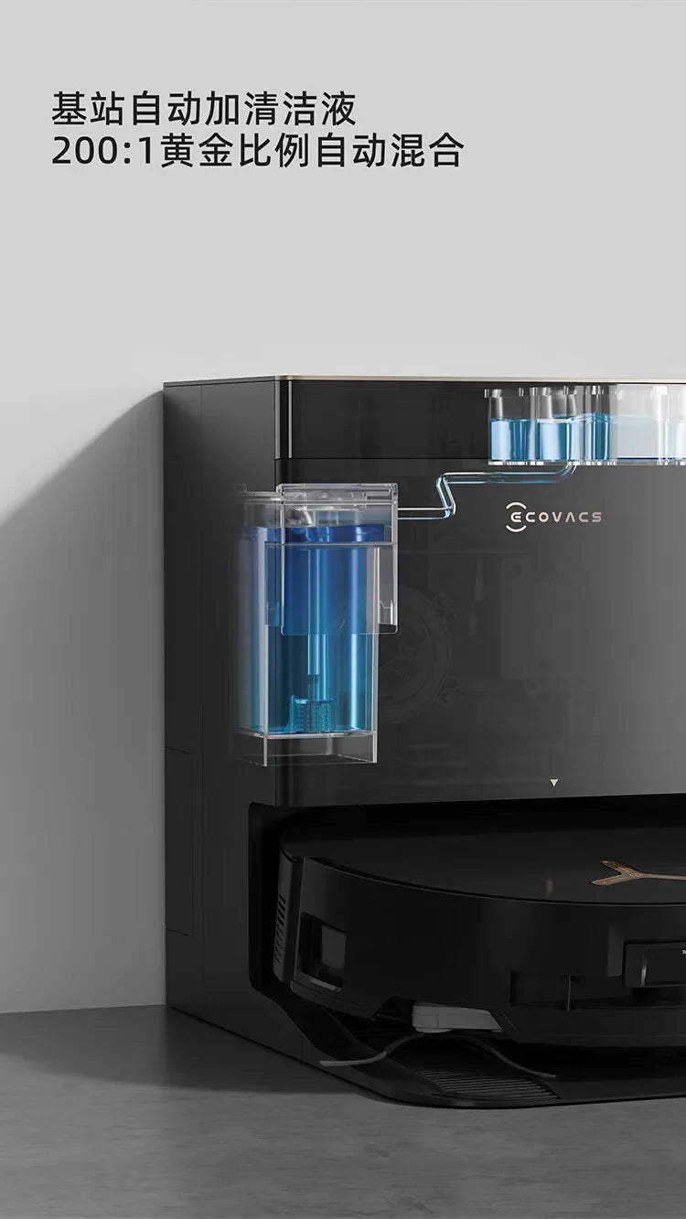 Ecovacs Deebot Vacuum Cleaner Robot X8 PRO PLUS AI Floor Scrubber Robot Self-cleaning Sweeping Machine Automatic Dust Collection