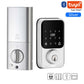 XSDTS Entry Smart Door Lock IC Card Key/Password/ Tuya Smartlife APP Unlock Front Door Smart Lock Deadbolt