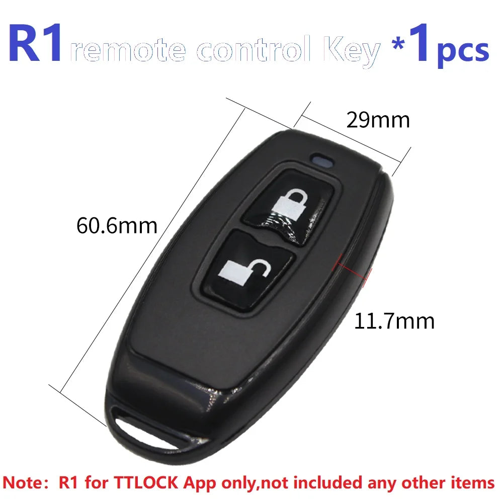 Outdoor Smart Fingerprint Door Lock: Waterproof, Bluetooth, Code, IC Card, Keyless Entry. Support TTLock WIFI Hub for glass door