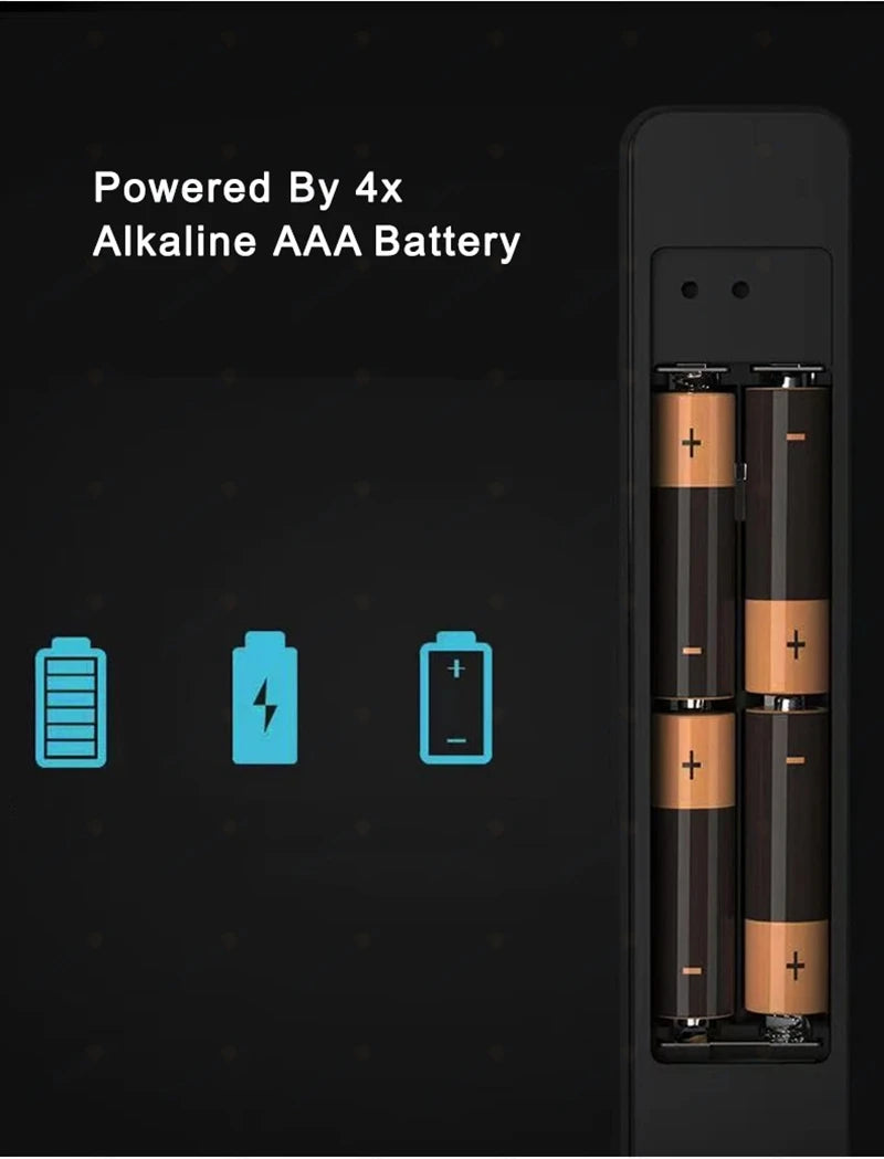 Waterproof Sliding Door Smart Lock TTLock App Alexa Fingerprint Digital Code RFID Card Anti-Lock Aluminum Glass Electronic Lock