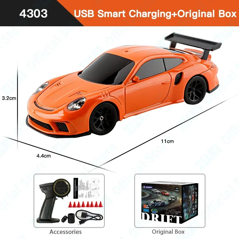 RC Cars High Speed Mini Racing Car 4WD Drift Car Model Electric Toy Radio Control Boys Four Wheel Drive Professional Cars Adults