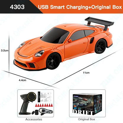 RC Cars High Speed Mini Racing Car 4WD Drift Car Model Electric Toy Radio Control Boys Four Wheel Drive Professional Cars Adults