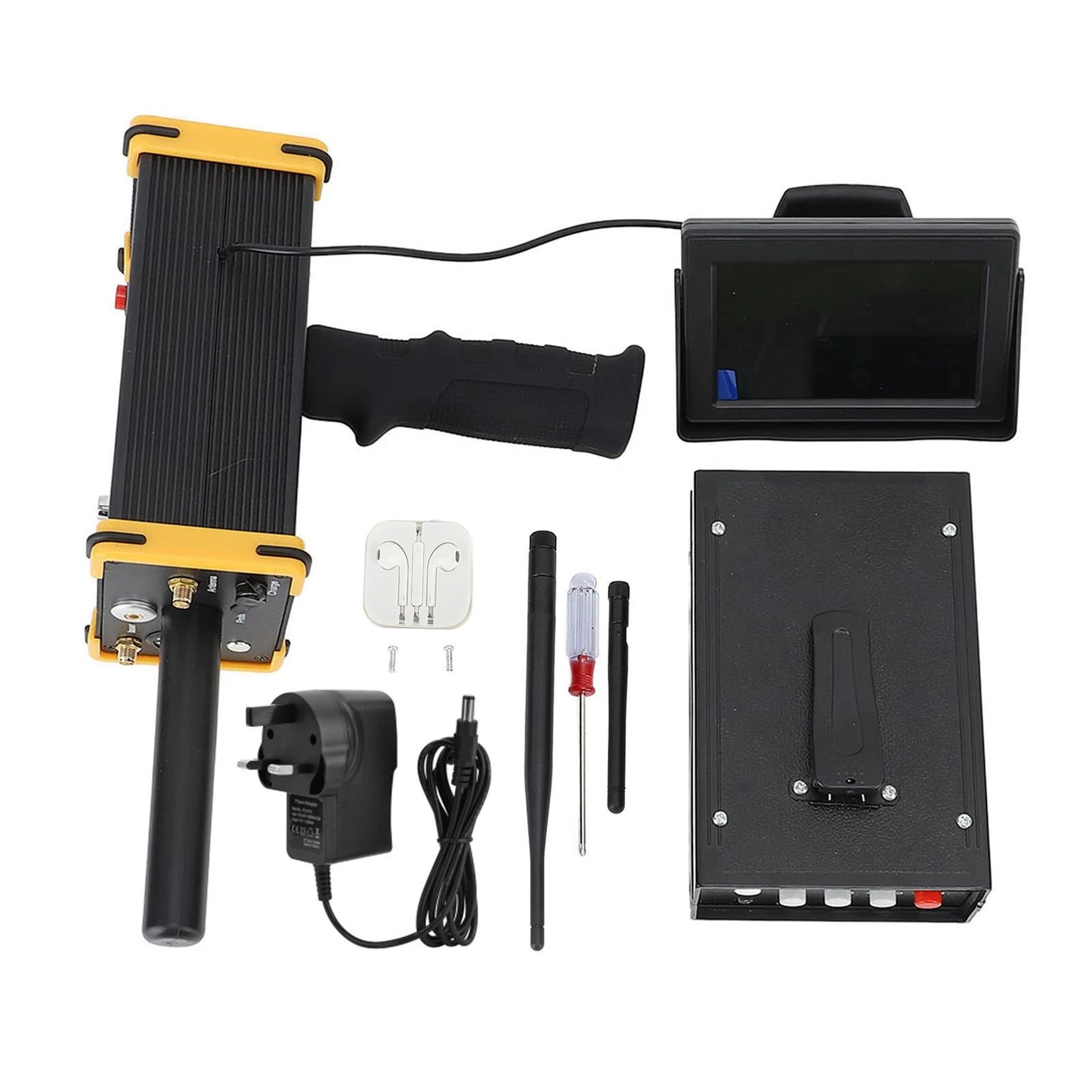 15m Depth 1000 Meters Range Metal Detector High Accuracy Metal Detector with Display Screen for Gold Silver Copper 100-240V