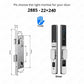 Waterproof Sliding Door Smart Lock TTLock App Alexa Fingerprint Digital Code RFID Card Anti-Lock Aluminum Glass Electronic Lock