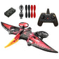 L0712 RC Plane 2.4G EPP Foam Fighter with LED Gravity Sensing 6-Axis Gyro Outdoor Remote Control Flying Toy Gifts for Boys