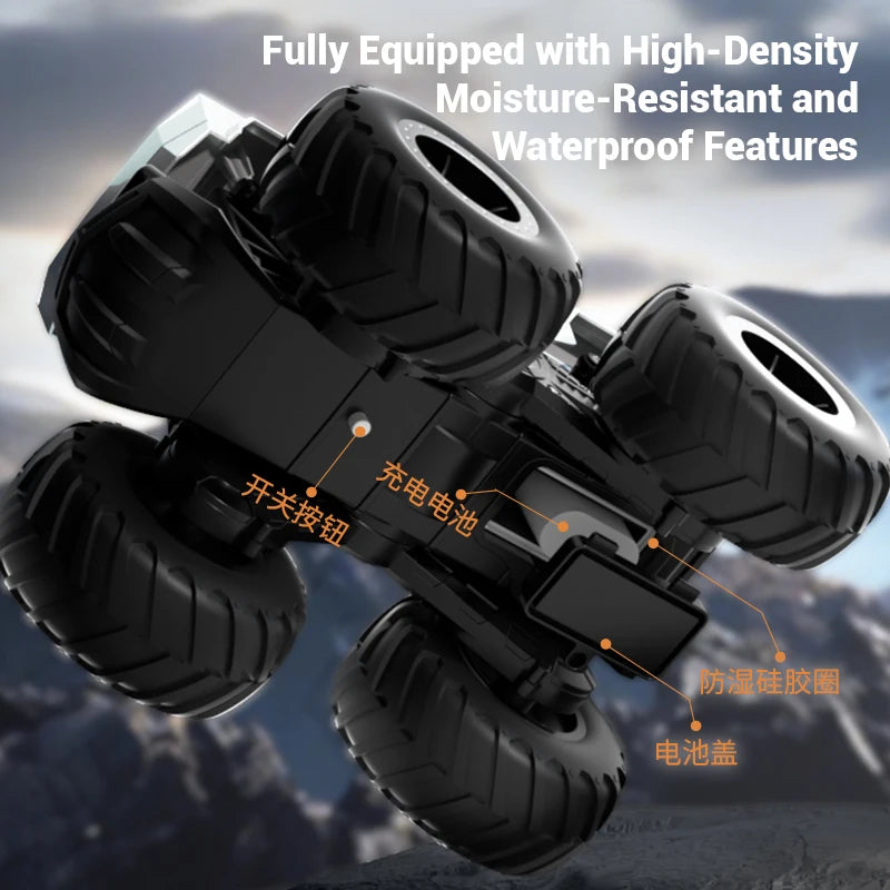 RC Car Amphibious Remote Control Cars Pickup Racing RC Truck Off-Road Big Wheel High Speed Electric Vehicle Toys For Kids Gift