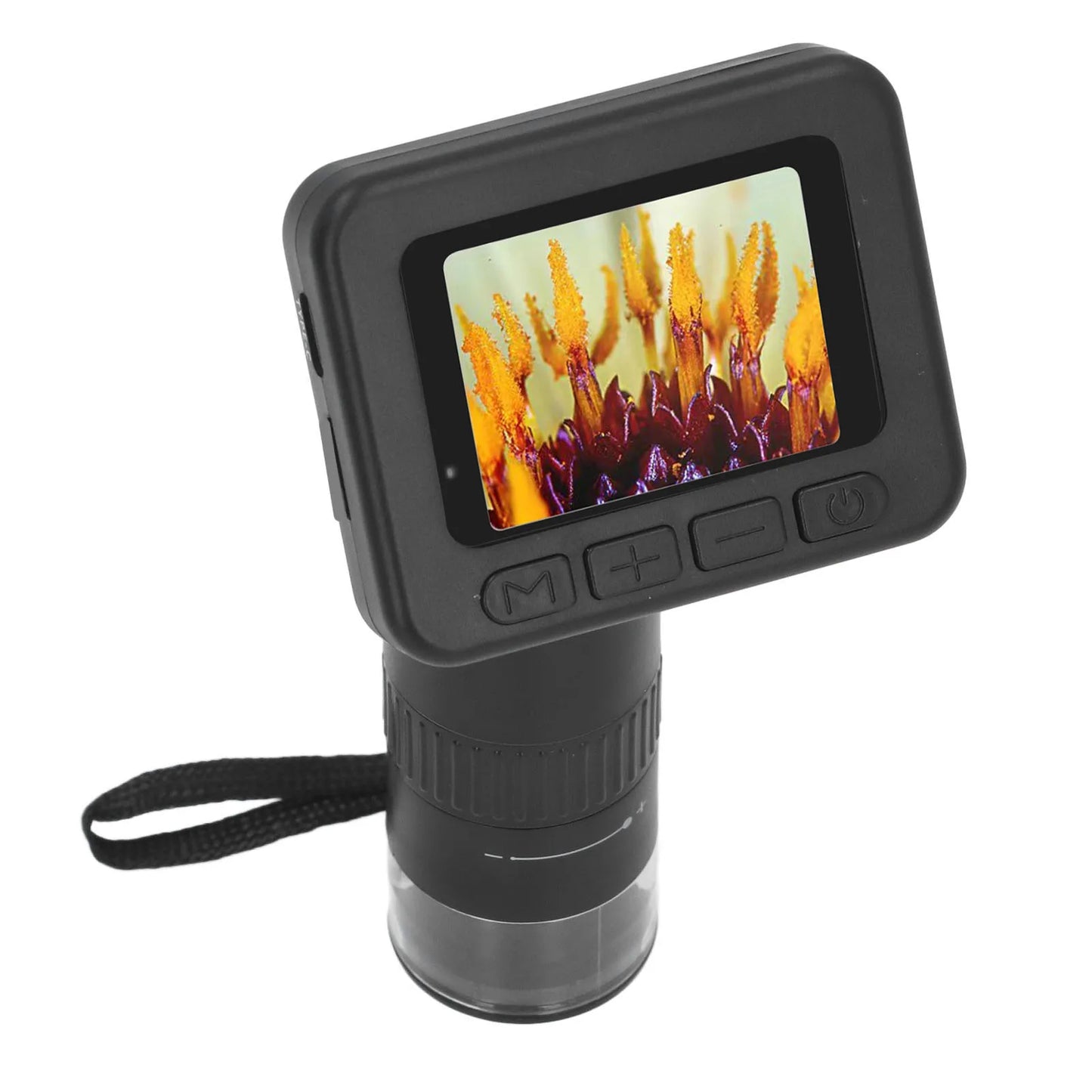 Handheld Microscope USB 5V  2 Inch  Screen 0-40mm Focusing Range 1000X Digital Microscope for Circuit Jewelry Observation