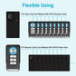 Camluxy Anti-Theft Alarm 110db Loud Door and Window Alarm Wireless Vibration Alarm with Remote Control Bicycle Security Sensors