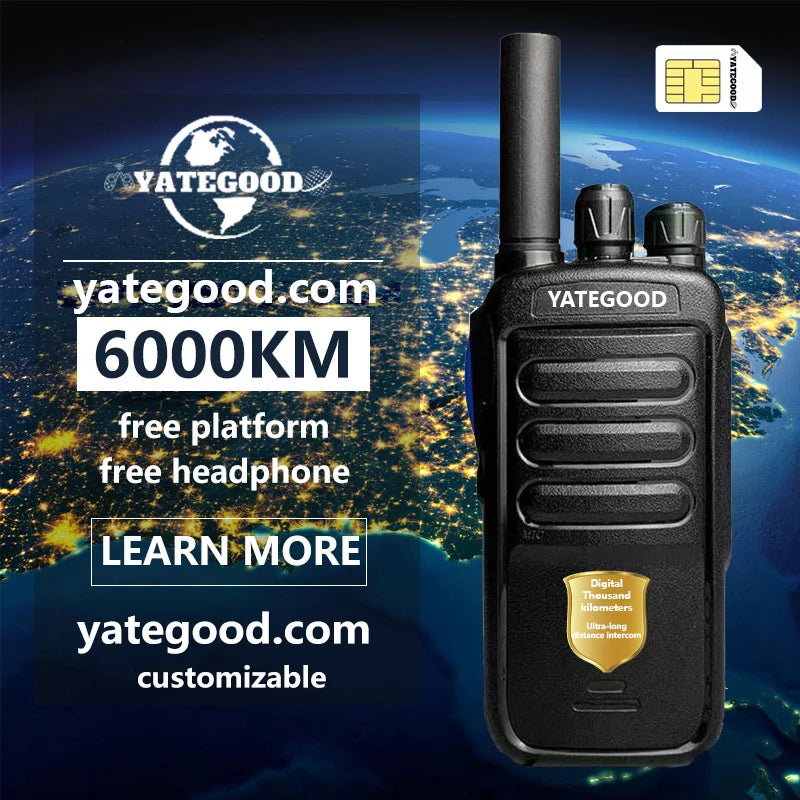 YATEGOOD G100Walkie-talkie digital thousand-kilometer walkie-talkie wireless high-power self-driving outdoor civil construction