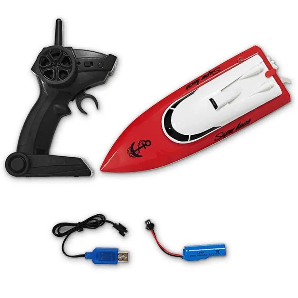 Double Propeller Remote Control Boat High Speed Water Racer RC Speedboat Lake/Pool 2.4GHz Boat Electric Toys Boys Girls