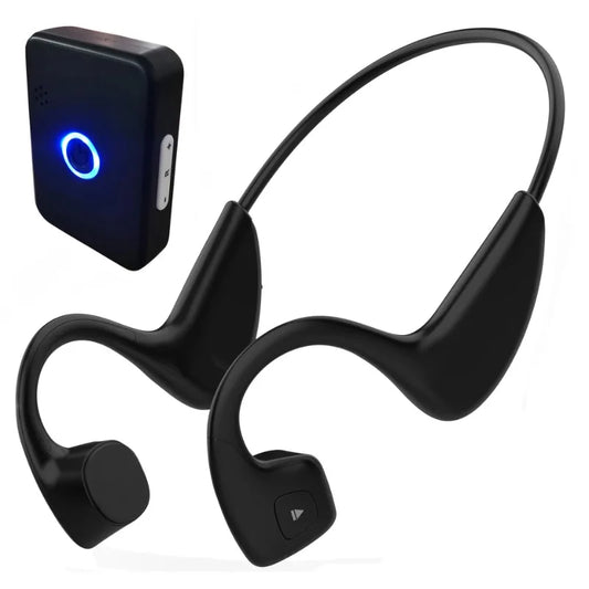 Hearing Aid Bone Conduction Headphones Wireless TV Listening Headset Hearing Amplifier for Seniors Elderly Hearing Loss