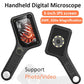 500X Digital Microscope 3-inch IPS Handheld Microscope Magnifier 2 Megapixel Magnifying Glass with 8Leds for Electronics Repair