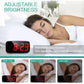 Alarm Clock Digital LED Clock Voice Control Snooze Time Temperature Display Night Mode Reloj Despertador Desktop Clocks