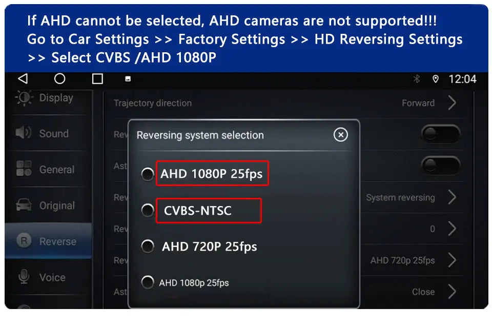 Golden CVBS AHD 1080P Dynamic Trajectory Vehicle rear view Camera Car reversing fisheye lens night vision waterproof universal