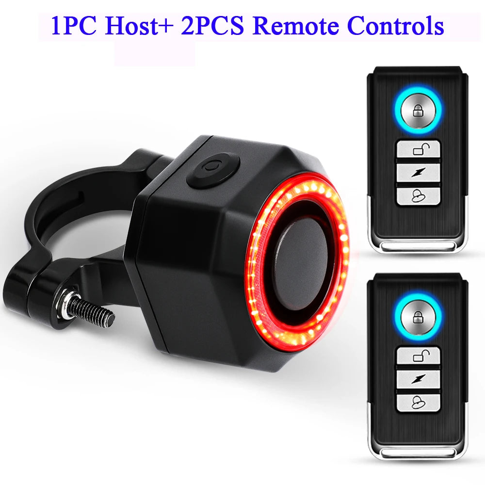 Elecpow Bicycle Alarm Wireless Waterproof Motorcycles Scooter Bike  Anti theft Alarm Security Protection Vibration Burglar Alarm