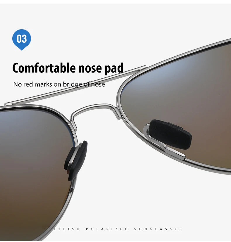 0 -0.5 -0.75 To -6 Night Vision Lens Oval Prescription Sunglasses Men Polarized Metal Driving Anti-Glare Nearsighted Sun Glasses