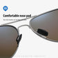0 -0.5 -0.75 To -6 Night Vision Lens Oval Prescription Sunglasses Men Polarized Metal Driving Anti-Glare Nearsighted Sun Glasses