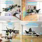 L0712 RC Plane 2.4G Remote Control Aircraft Gravity Sensing Helicopter Glider with Light EPP Foam Fighters for Boys Children