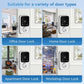 XSDTS Entry Smart Door Lock IC Card Key/Password/ Tuya Smartlife APP Unlock Front Door Smart Lock Deadbolt