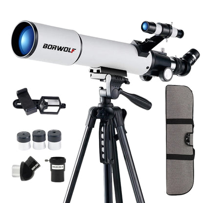 BORWOLF 70500 Professional Astronomical Telescope 375X Monocular  70MM  Large-Aperture  for Stargazing Bird Watching Moon