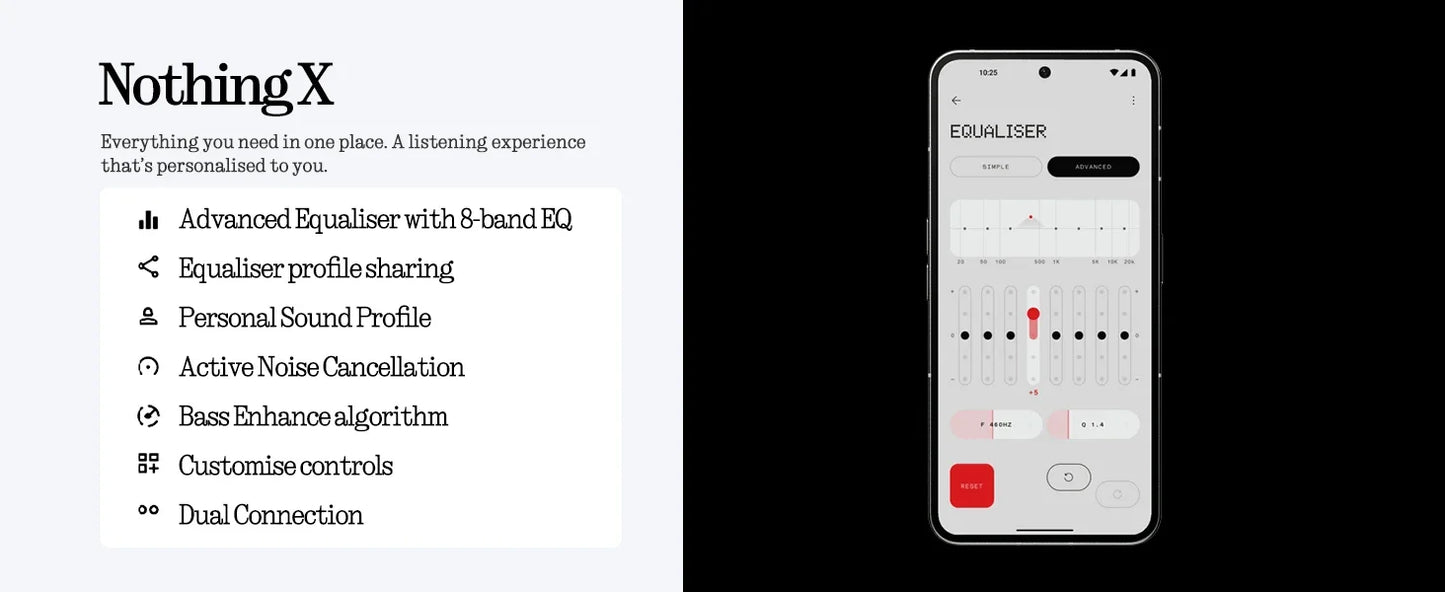 New Arrival! Nothing Ear (3) Earphones 45dB ANC Hi-Res Audio with LDAC&LHDC 11mm Ceramic Driver Support 8-Band EQ Global Version