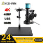 4K ULTRA Electronic Digital  Microscope  48MP USB HDMI Soldering Camera 130X 150X 180X C-Mount Zoom Lens For PCB Repair Tools