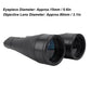 Long Range Binoculars 30‑260X Ergonomic Non Slip Handle Ultra Clear High Power Binoculars Multi Coated Lens for Bird Watching