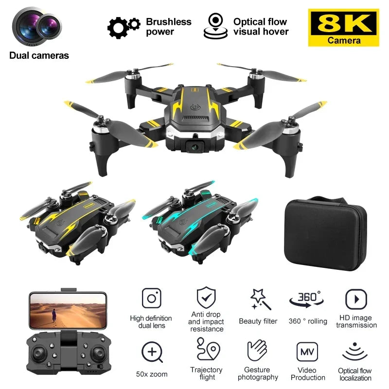 Drone G6 Pro 5G GPS Brushless Motor Professional 8K HD Aerial Photography Obstacle Avoidance UAV Four-Rotor Helicopter Toys