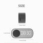 Alarm Clock Bluetooth Speaker, Digital Alarm Clock Radio with LED Mirror Display, Loud Alarm Clock for Heavy Sleepers