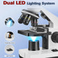 Microscope for Kids，40X-2000X Compound Microscope with for Home School Laboratories for Children Students