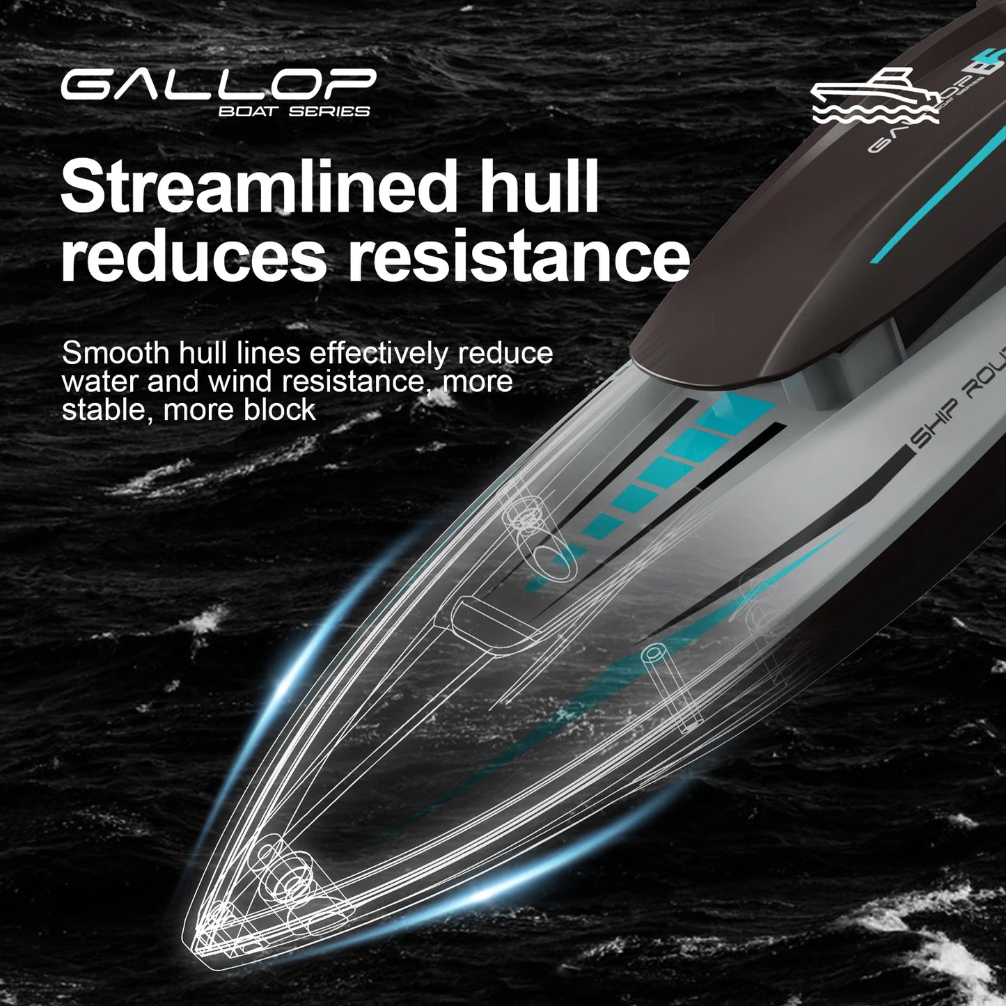 B5 20km/H Rc High Speed Racing Boat Waterproof Rechargeable Model Electric Radio Remote Control Speedboat Best Gifts Toys Boys