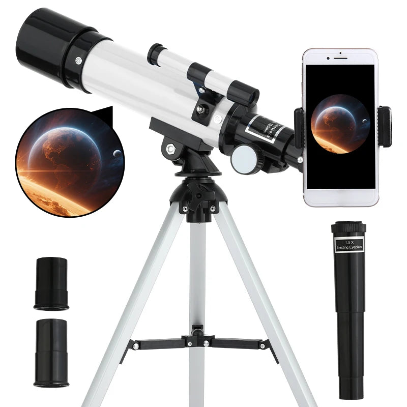 Zoom F36050 astronomical telescope, large aperture, high definition, high magnification, for observing the moon and stars