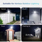 New Super Powerful Outdoor Solar LED Light 10000000LM Solar Lamp 3 Mode Motion Sensor Sunlight Wall Light 300² Security Lighting