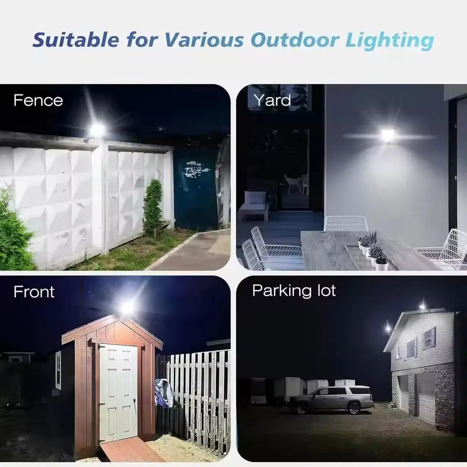 New Super Powerful Outdoor Solar LED Light 10000000LM Solar Lamp 3 Mode Motion Sensor Sunlight Wall Light 300² Security Lighting