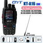 QYT KT-A16 Walkie Talkie 6W Air Band Transmitter VHF Transceiver 2000mAh NOAA Superheterodyne Circuit Aviation Portable Radios