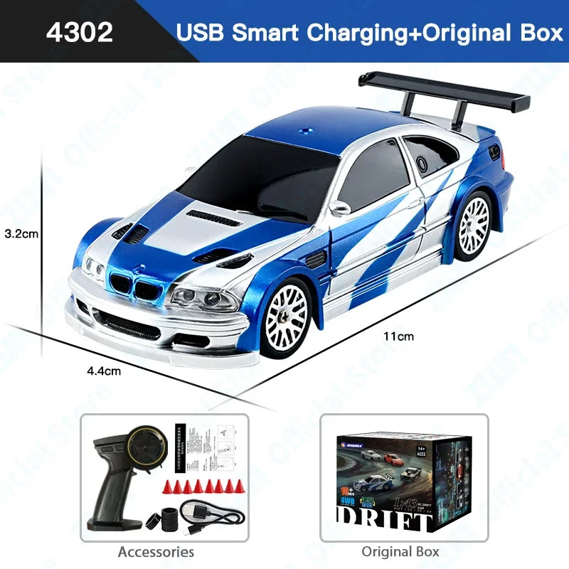 RC Cars High Speed Mini Racing Car 4WD Drift Car Model Electric Toy Radio Control Boys Four Wheel Drive Professional Cars Adults