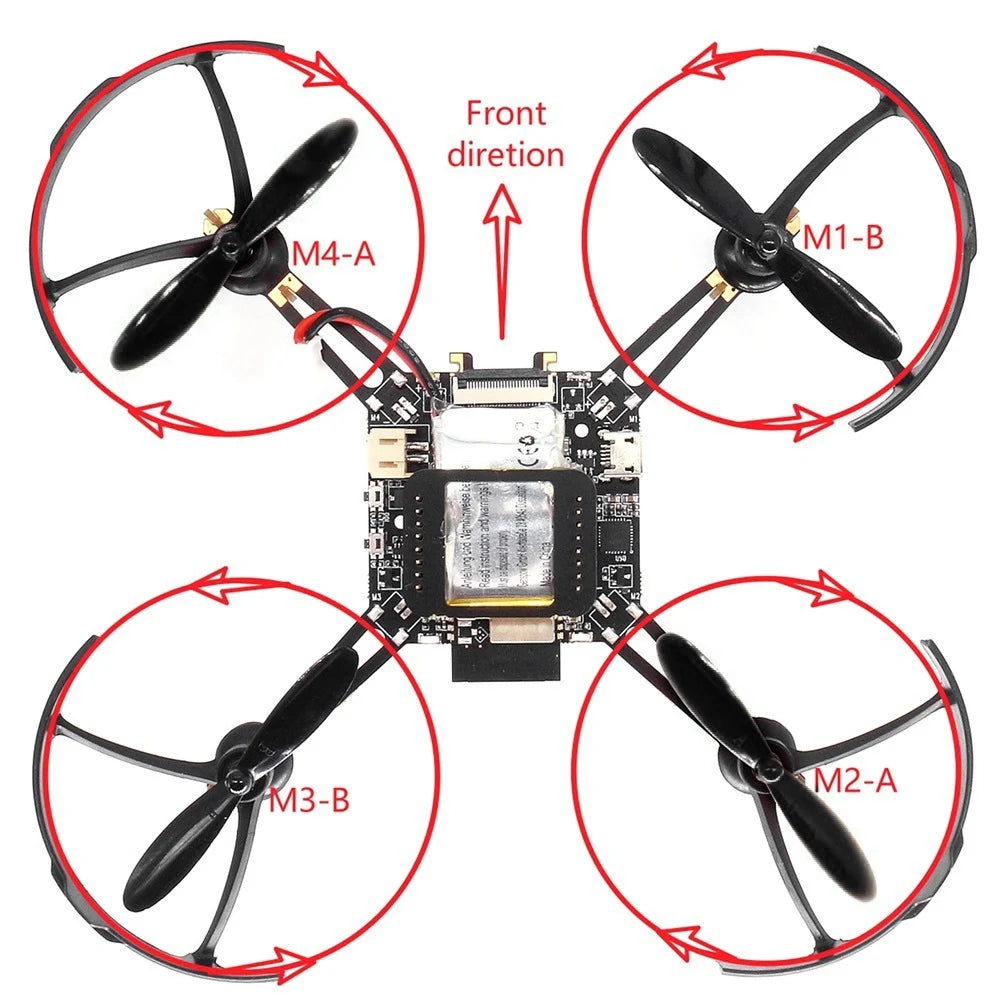AM-ESP32 Flight Control Open Source Quadcopter ESP-Drone Drone Model Wifi Remote Control Crazyflie RC FPV Racing Drone